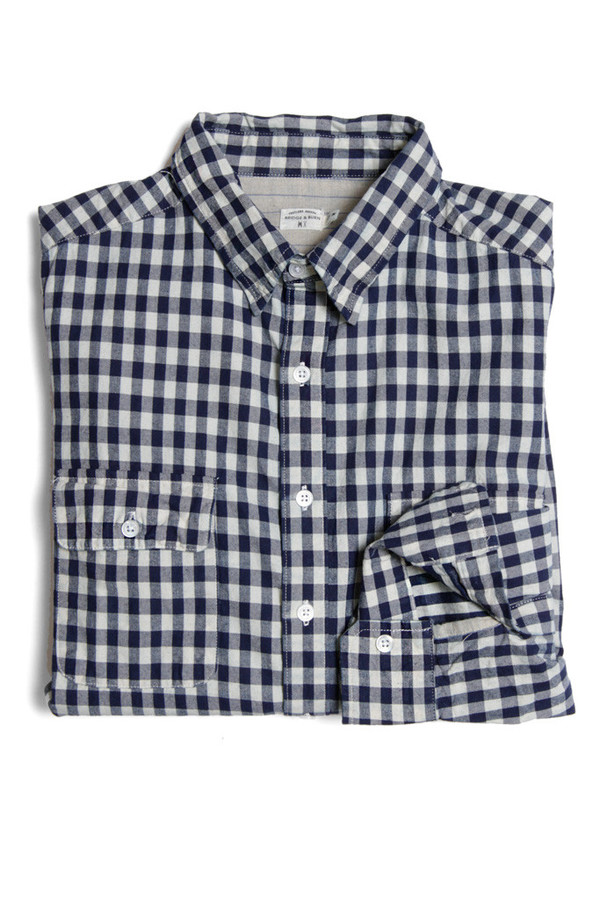 Men's Bridge & Burn Powell Indigo Check Men's Bridge & Burn Powell Indigo Check
