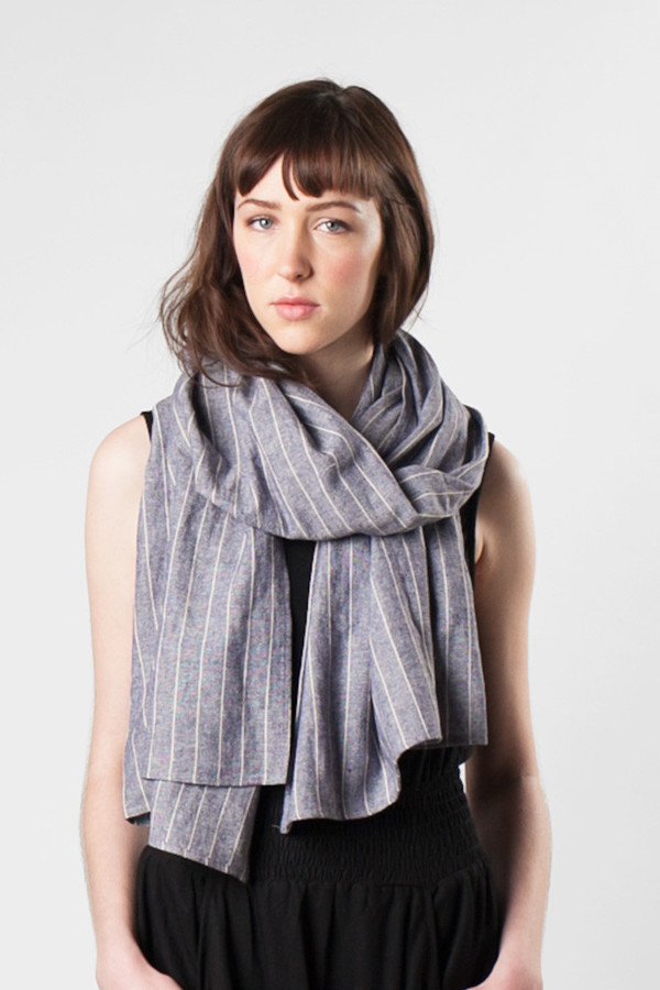 Bridge & Burn Railroad Stripe Scarf Bridge & Burn Railroad Stripe Scarf
