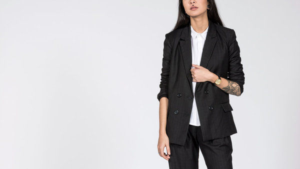 Lucca X Wildfang The Ryder Double Breasted Blazer Lucca X Wildfang The Ryder Double Breasted Blazer
