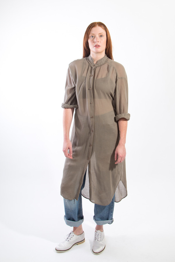 Black Crane Double Collar Dress Black Crane Double Collar Dress