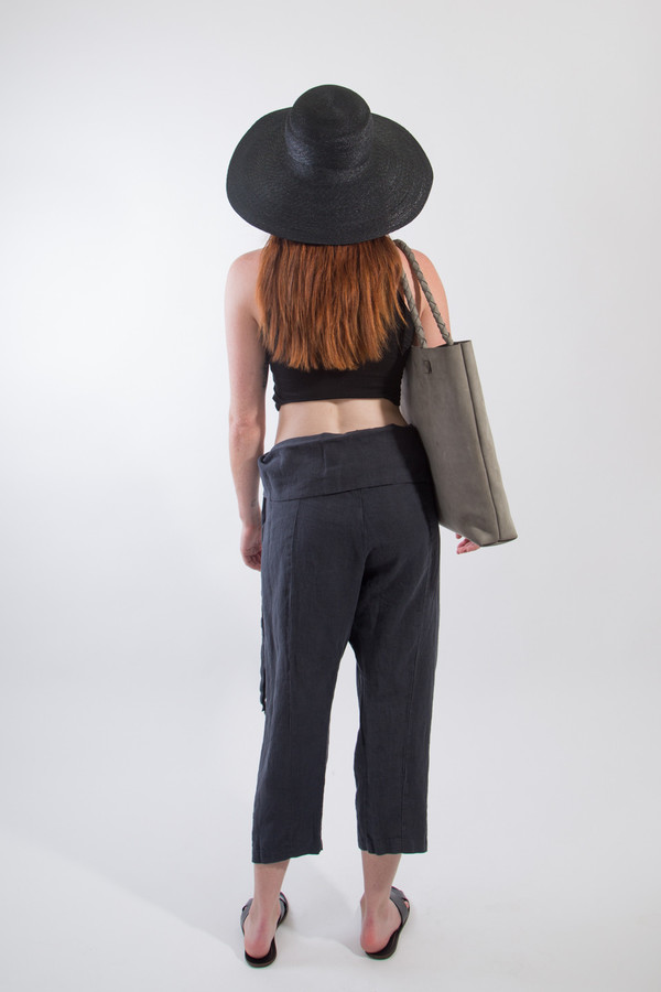 Black Crane Wrap Pants Black Crane Wrap Pants