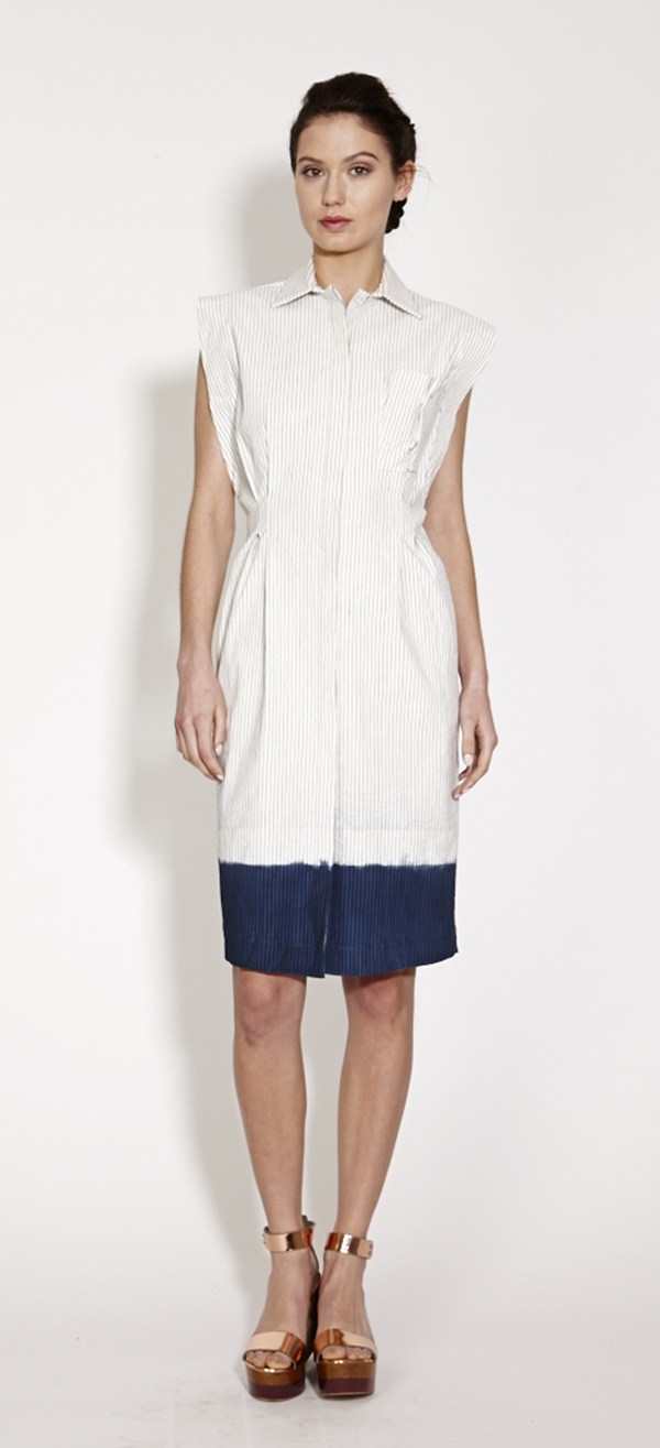 TiA CiBANi Inked button down shirt dress TiA CiBANi Inked button down shirt dress