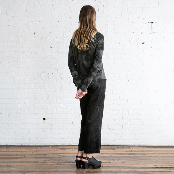 Raquel Allegra L/S Basic Tee Army TD Raquel Allegra L/S Basic Tee Army TD