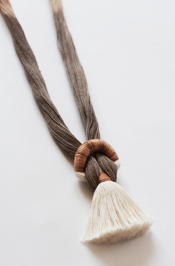 Gamma Folk Necklace No. 9 – Blush Gamma Folk Necklace No. 9 – Blush