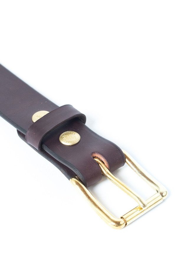 Wood&Faulk Standard Belt Brown Wood&Faulk Standard Belt Brown