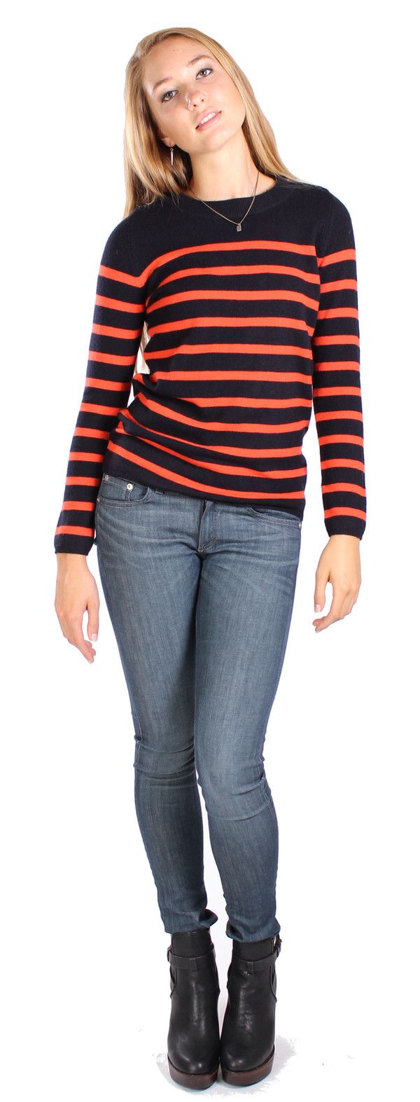 Chinti and Parker Guernsey Stripe Sweater Chinti and Parker Guernsey Stripe Sweater