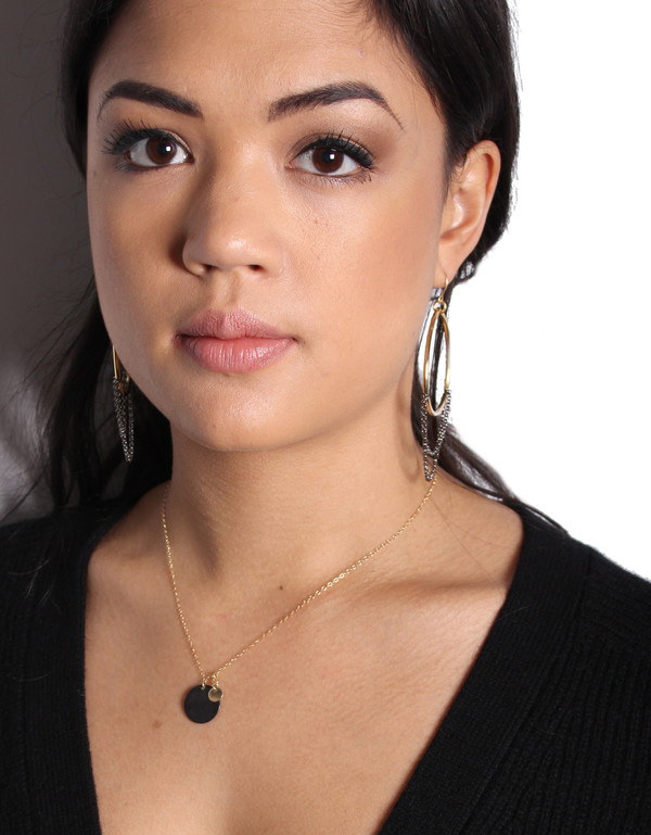Nancy Caten Hammered Disks Necklace Nancy Caten Hammered Disks Necklace