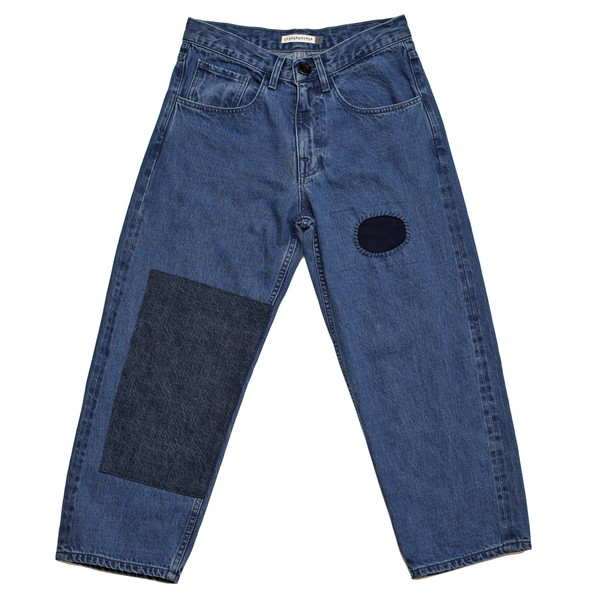 Olderbrother Patched Denim Five Pocket - Denim Olderbrother Patched Denim Five Pocket - Denim
