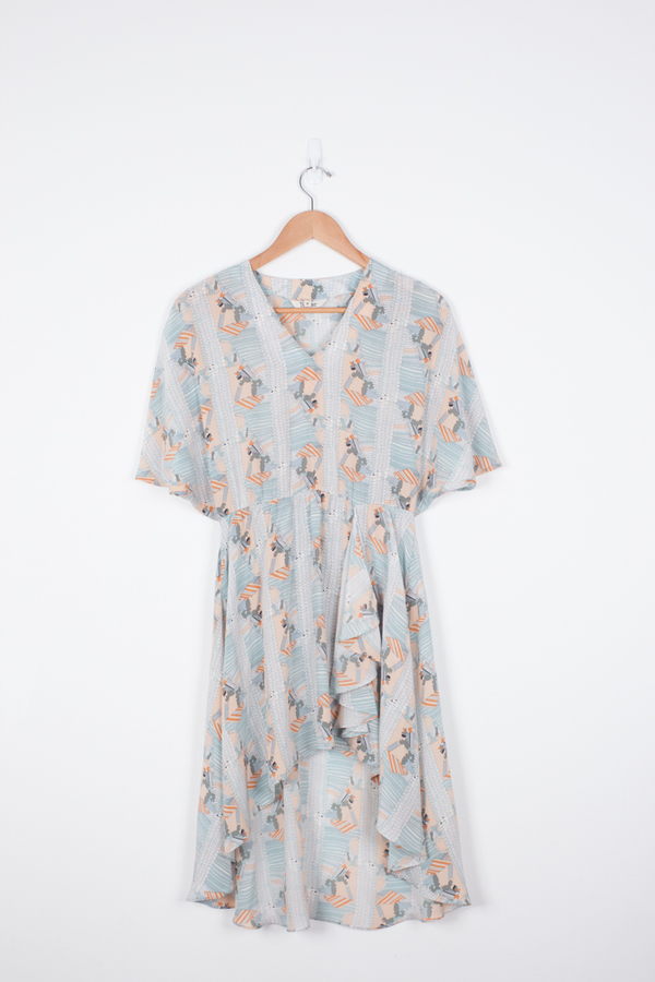 Tucker Cascade Mini Dress Tucker Cascade Mini Dress