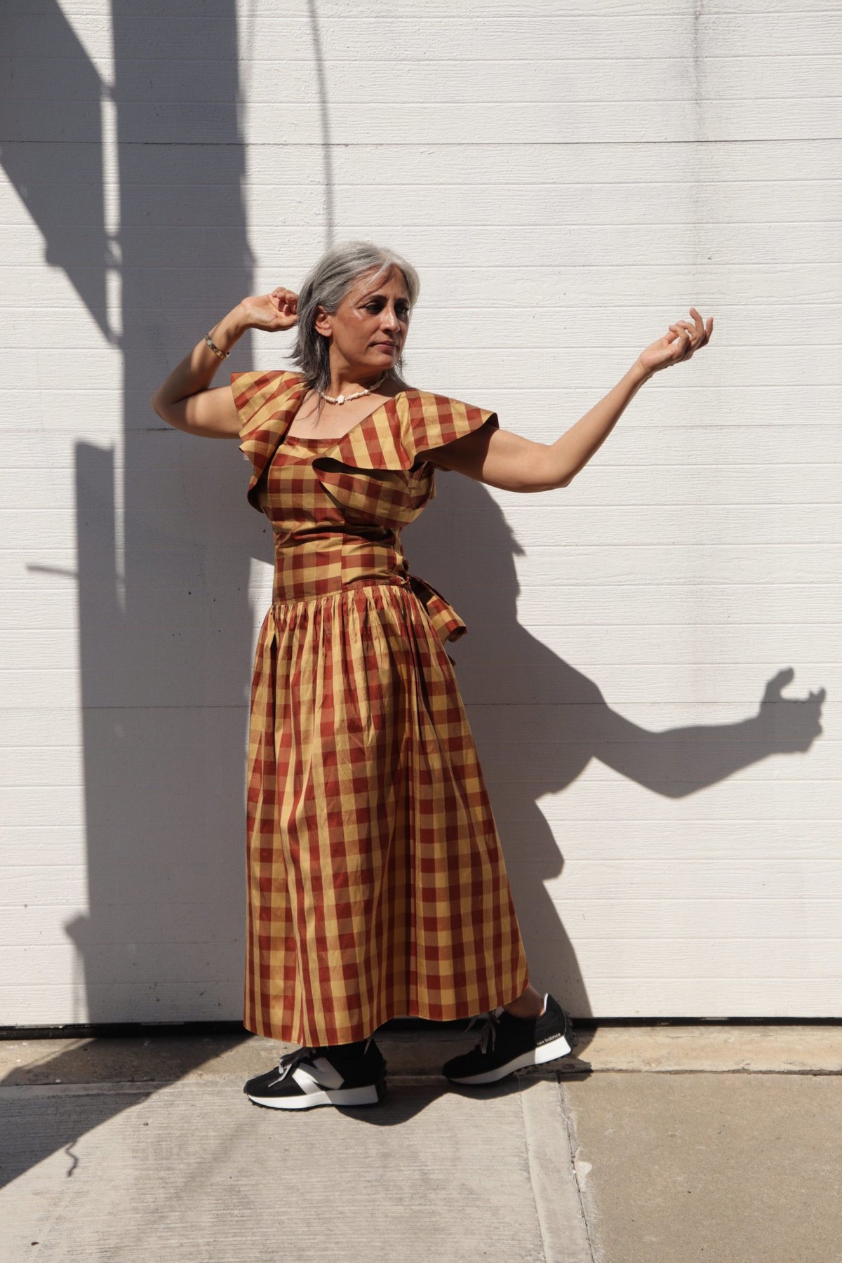 batsheva gingham dress