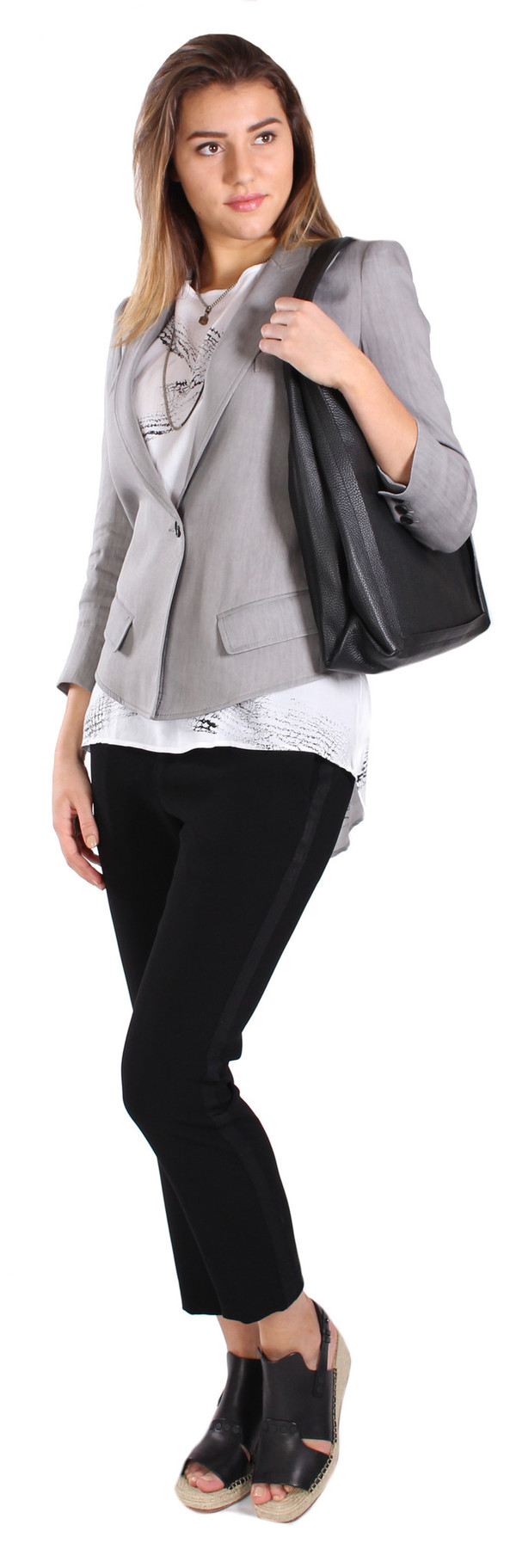 Smythe Sharp Shoulder Blazer Smythe Sharp Shoulder Blazer