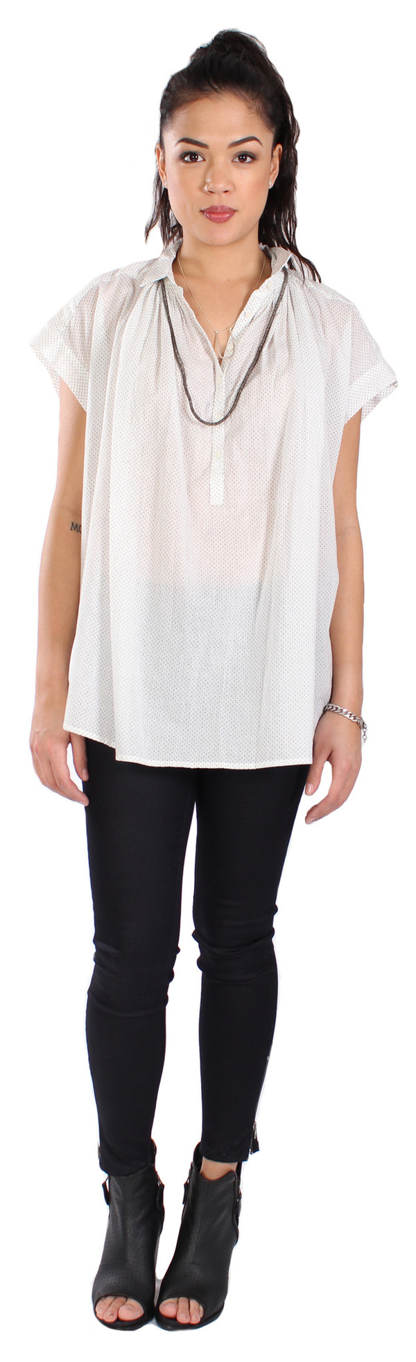 Short Sleeve Normandy Blouse Short Sleeve Normandy Blouse