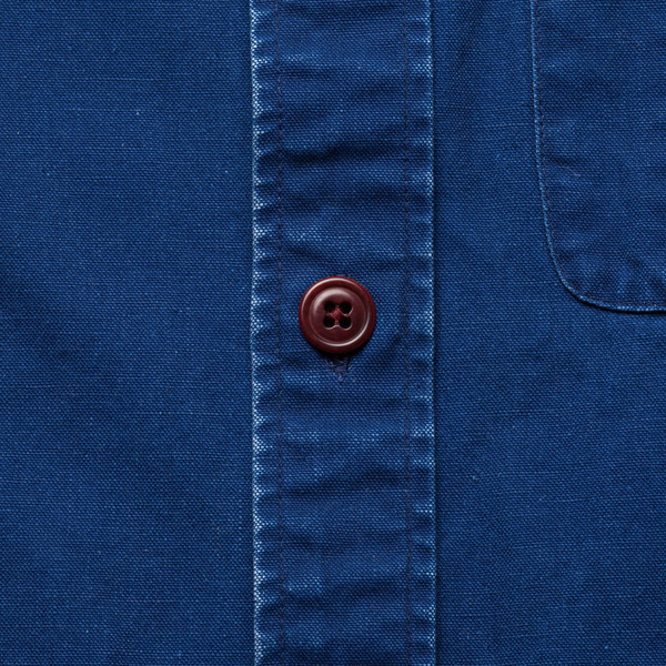 Corridor Duck Dyed Indigo Overshirt Corridor Duck Dyed Indigo Overshirt