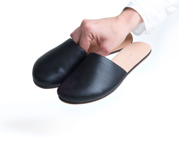 The Palatines Shoes Cognitio Mule - Black The Palatines Shoes Cognitio Mule - Black