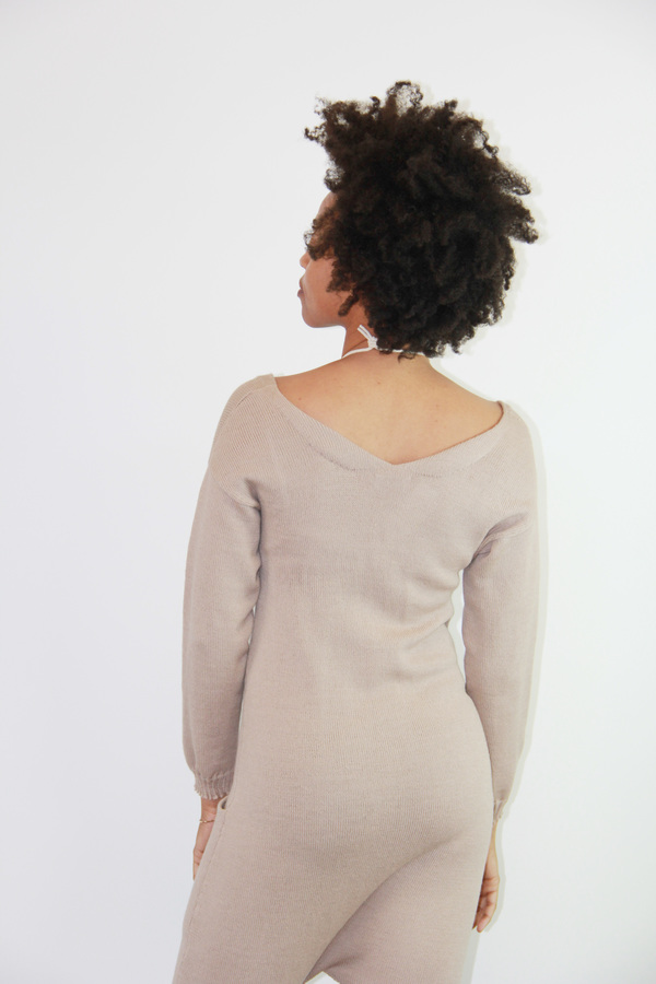 Été Noir Lightweight Jumpsuit Tan Été Noir Lightweight Jumpsuit Tan