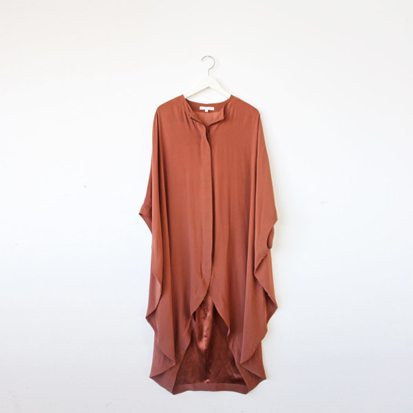 Vincetta Sequoia Draped Cocoon Caftan Vincetta Sequoia Draped Cocoon Caftan