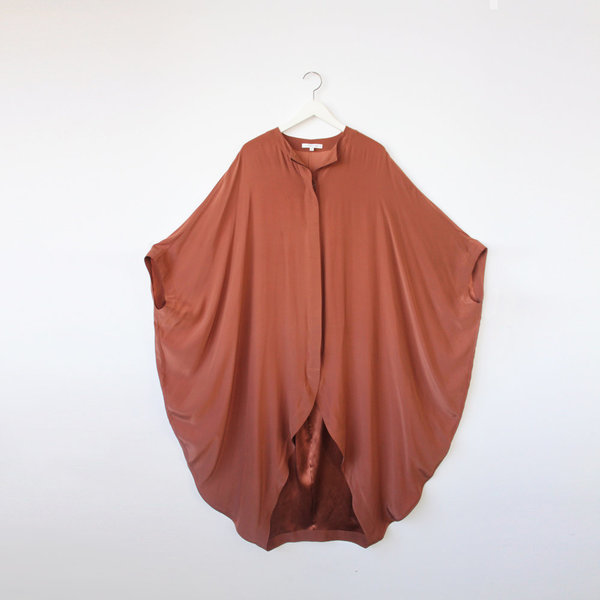 Vincetta Sequoia Draped Cocoon Caftan Vincetta Sequoia Draped Cocoon Caftan