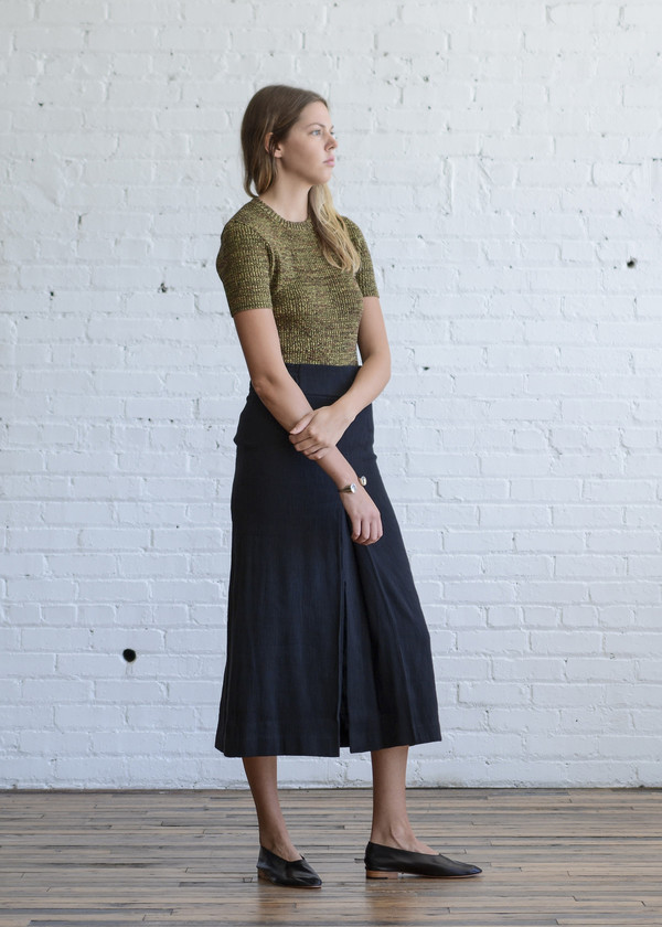 Apiece Apart Obsidian Slit Skirt Apiece Apart Obsidian Slit Skirt