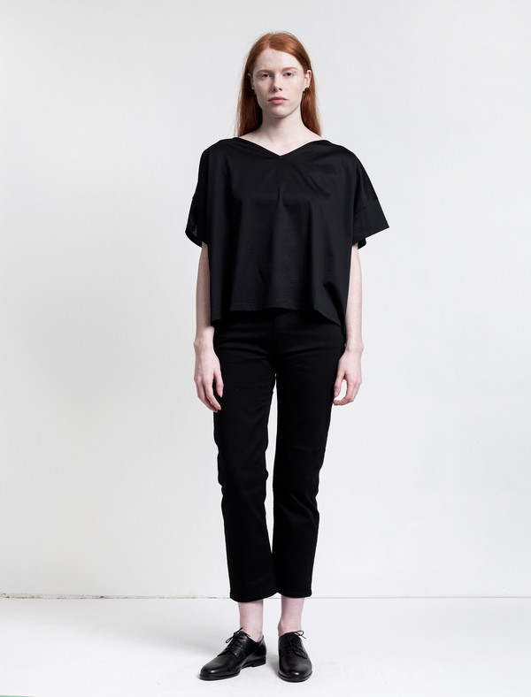 Derek Lam 10 Crosby Susanna T-shirt Black Derek Lam 10 Crosby Susanna T-shirt Black