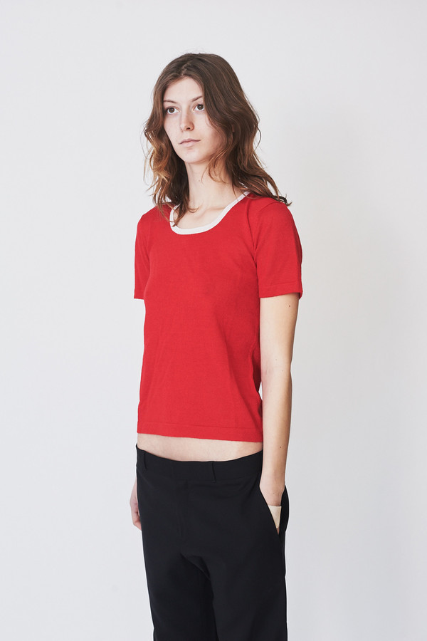 HESPERIOS Alpaca/Silk Ines Ringer T-Shirt HESPERIOS Alpaca/Silk Ines Ringer T-Shirt