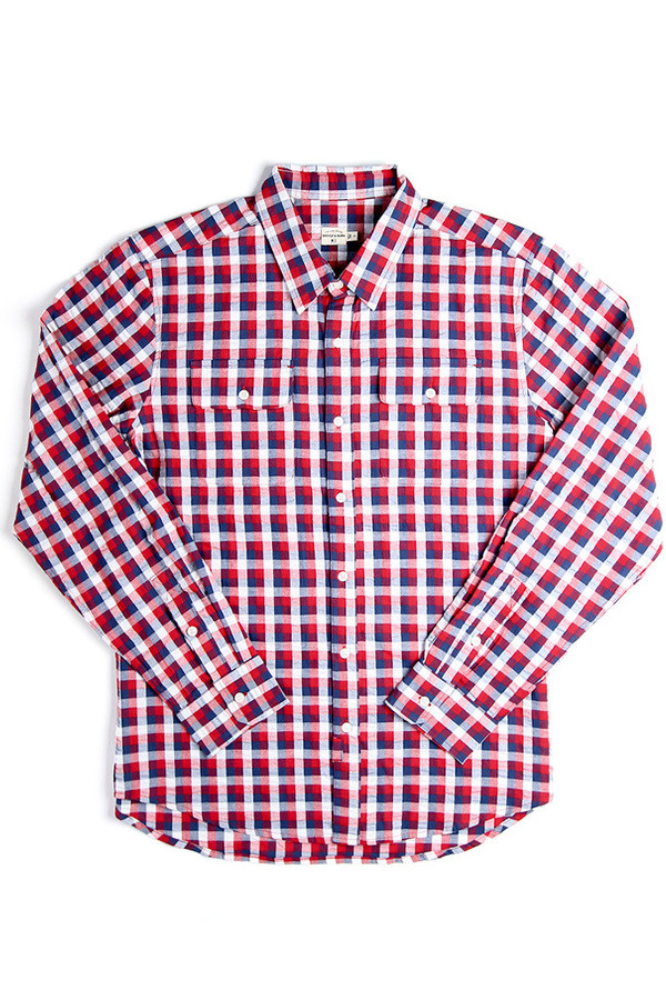 Bridge & Burn Franklin Red-Blue Plaid Bridge & Burn Franklin Red-Blue Plaid