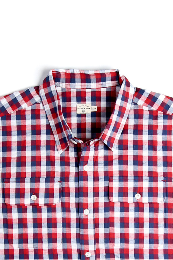Bridge & Burn Franklin Red-Blue Plaid Bridge & Burn Franklin Red-Blue Plaid