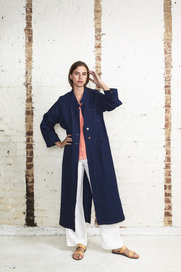 Off Season NYC 001 Work Coat Overdye Indigo Off Season NYC 001 Work Coat Overdye Indigo