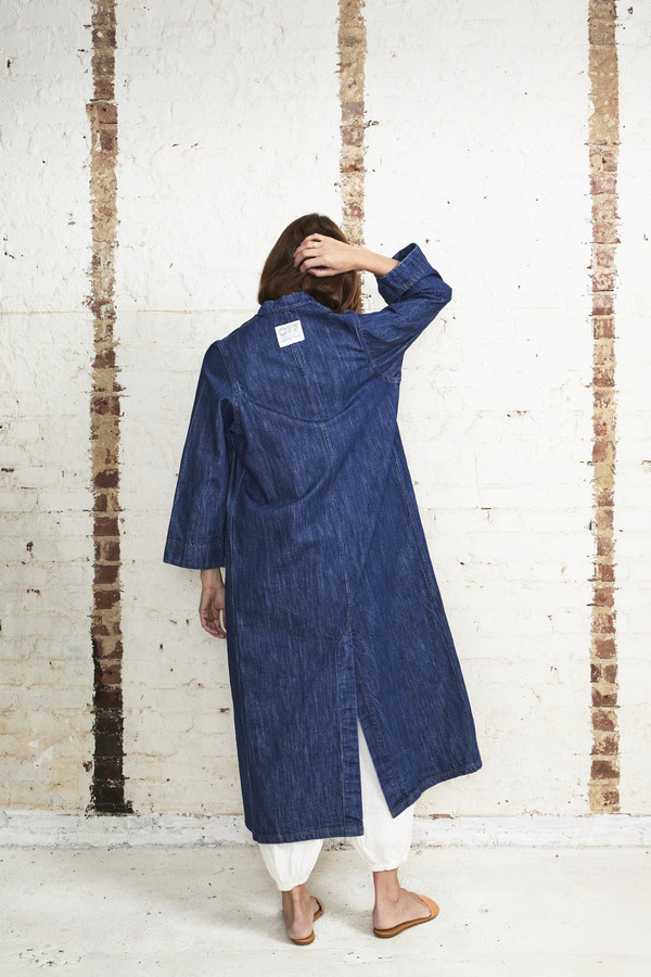Off Season NYC 001 Work Coat Washed Indigo Off Season NYC 001 Work Coat Washed Indigo