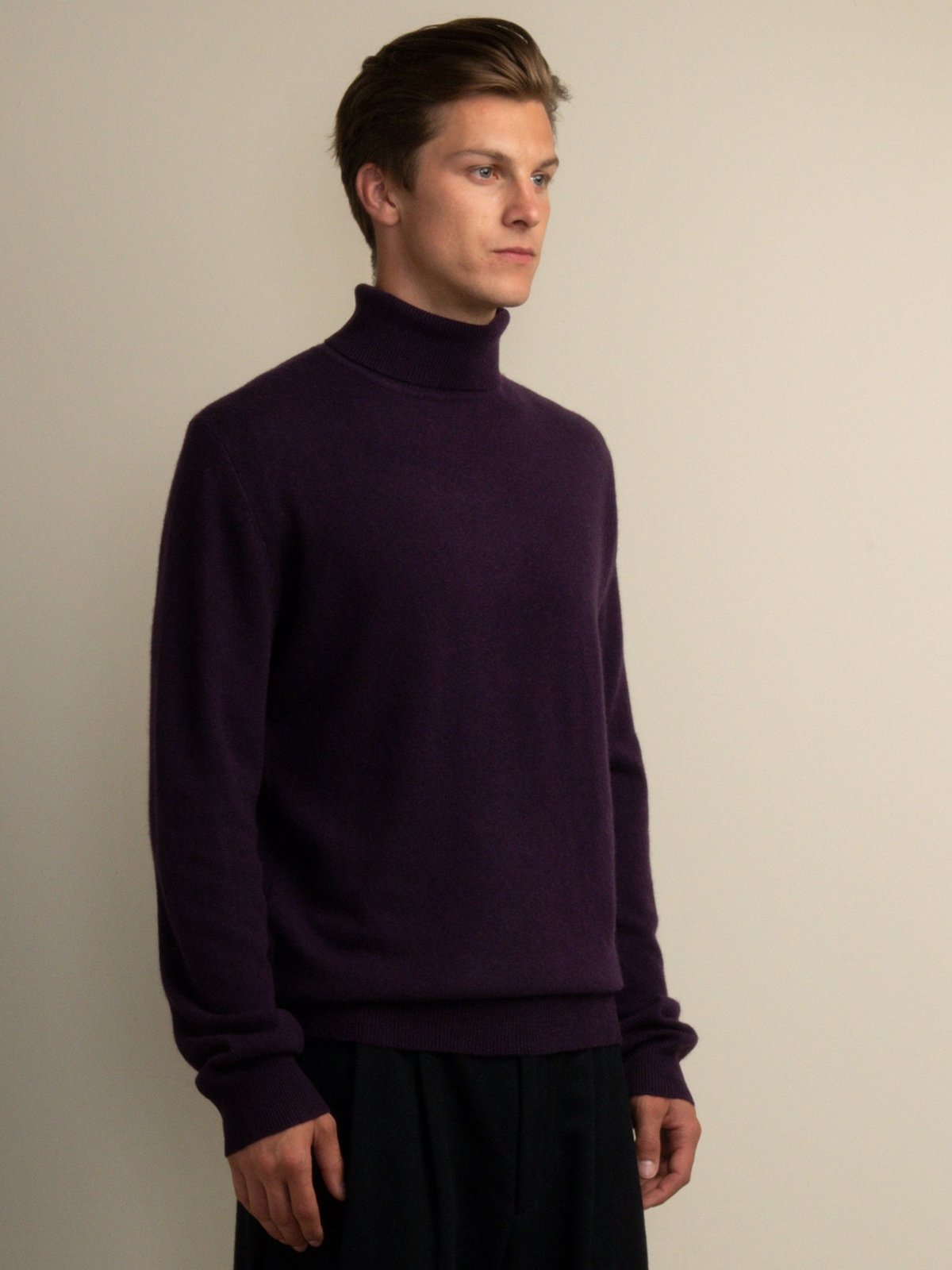 PURECASHMERE NYC Men Turtleneck Sweater 