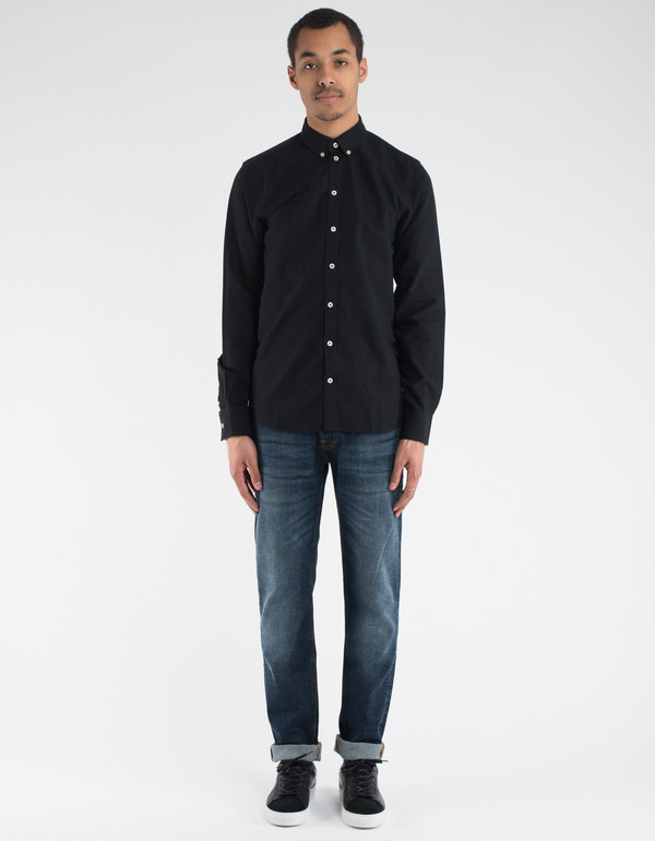 Men's Minimum Chris Shirt Pitch Black Men's Minimum Chris Shirt Pitch Black