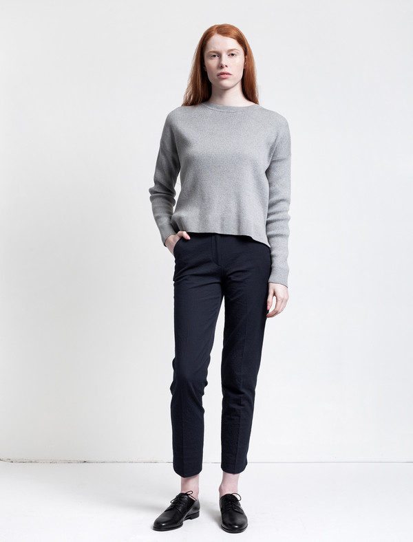 Crewneck Jumper Grey Melange Crewneck Jumper Grey Melange