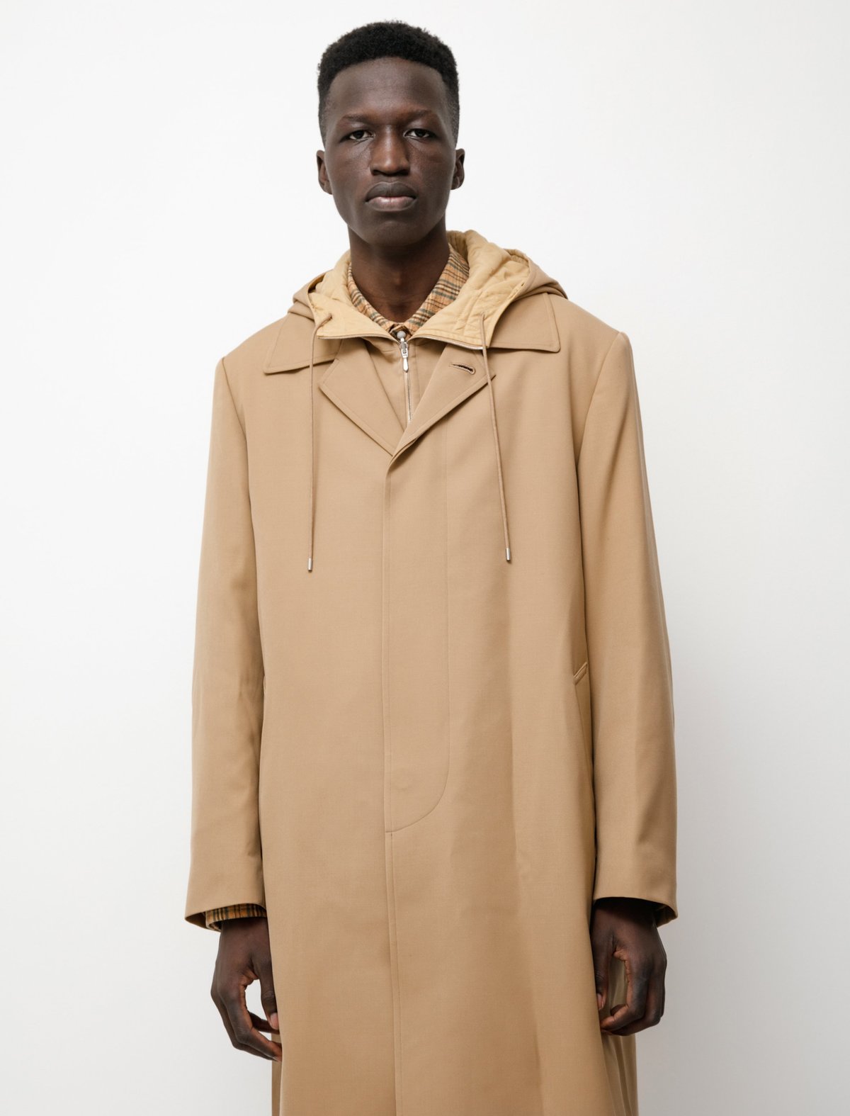 Auralee Light Wool Max Gabardine Liner Coat - Beige | Garmentory の正規品は正規取扱店で auralee light wool max gabardine skirt ロングスカート