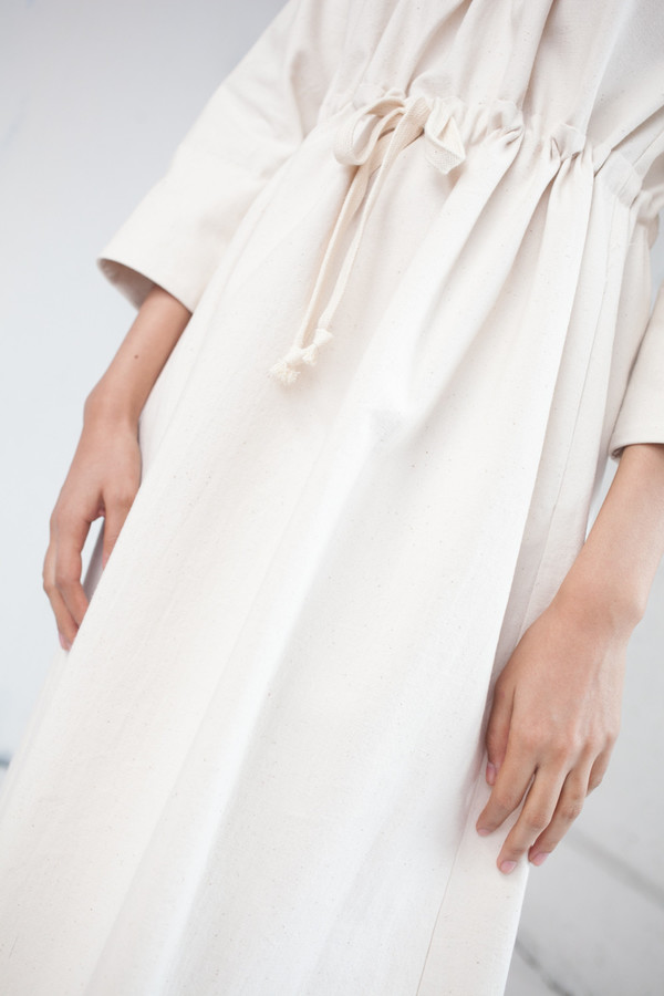 Caron Callahan Ari Dress in Japanese Cotton Canvas Caron Callahan Ari Dress in Japanese Cotton Canvas