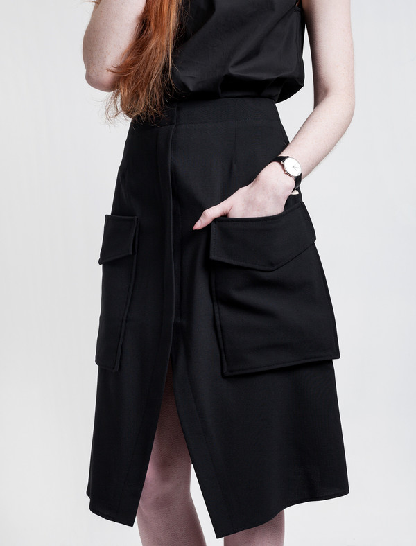 Acne Studios Pine Patch Skirt Acne Studios Pine Patch Skirt