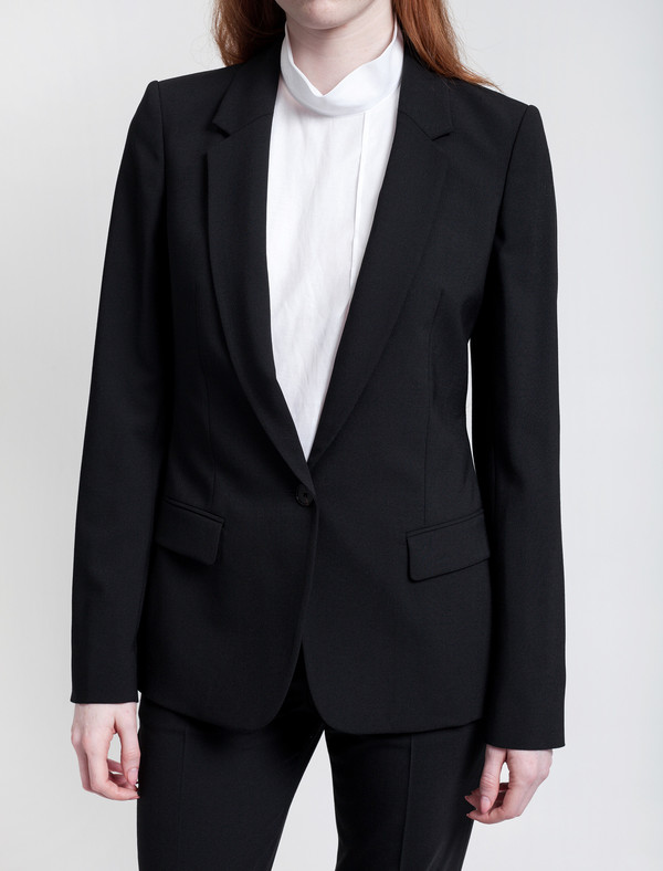 Acne Studios Single Bi Stretch Jacket Black Acne Studios Single Bi Stretch Jacket Black