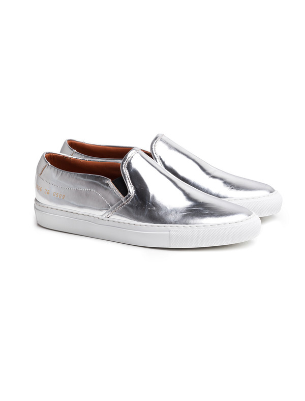 Woman by Common Projects Slip On Foil Silver Woman by Common Projects Slip On Foil Silver