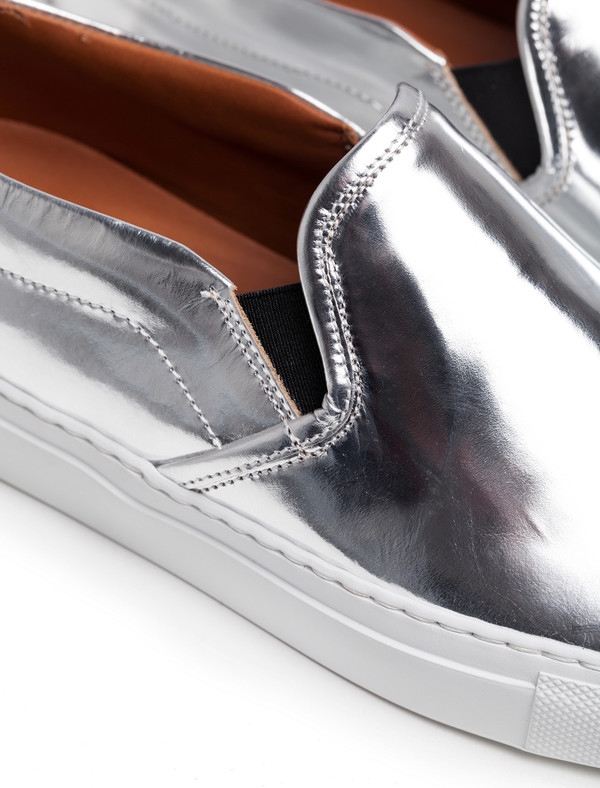 Woman by Common Projects Slip On Foil Silver Woman by Common Projects Slip On Foil Silver