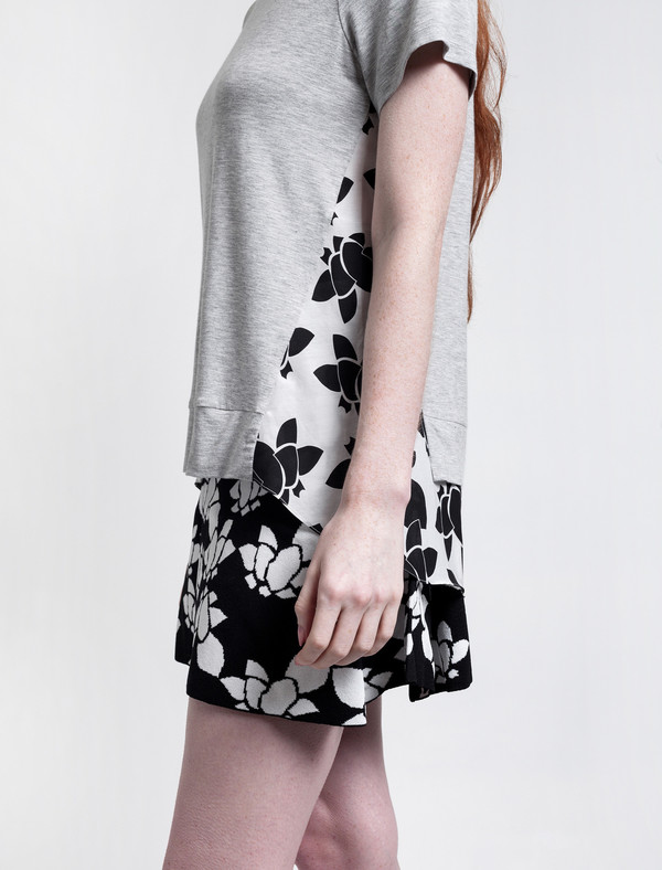 Thakoon Addition Voile Inset Tee Thakoon Addition Voile Inset Tee