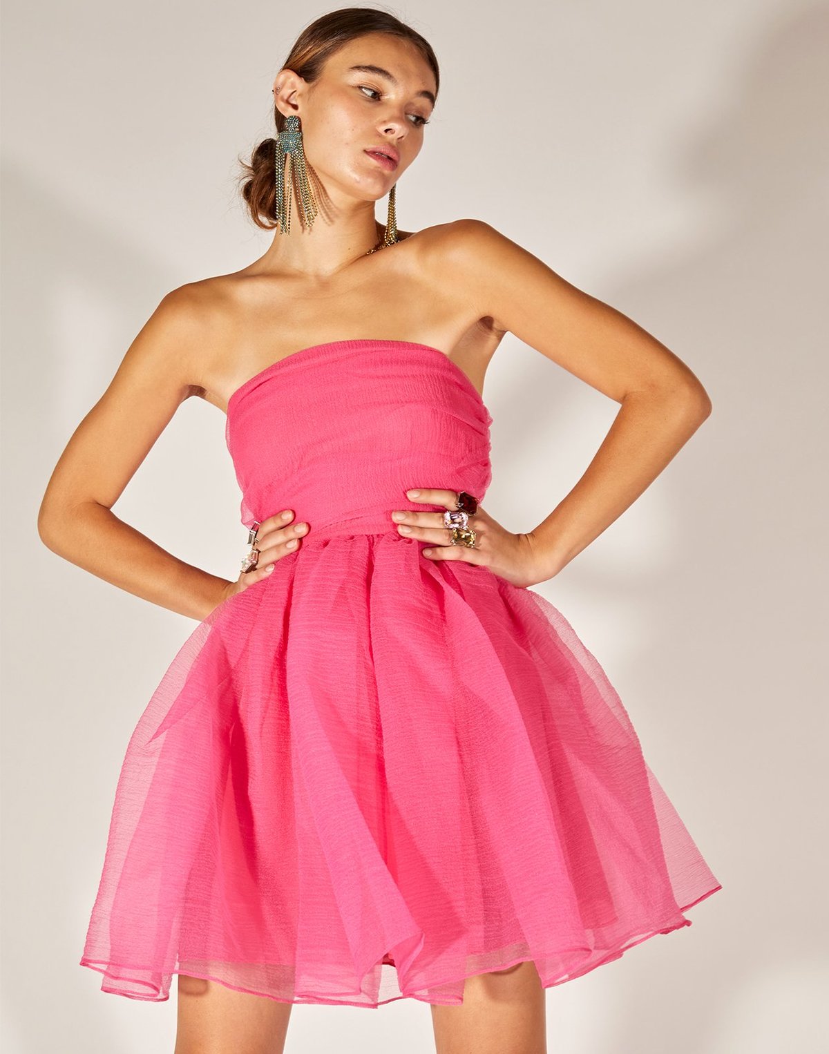 valeria lace dress pink