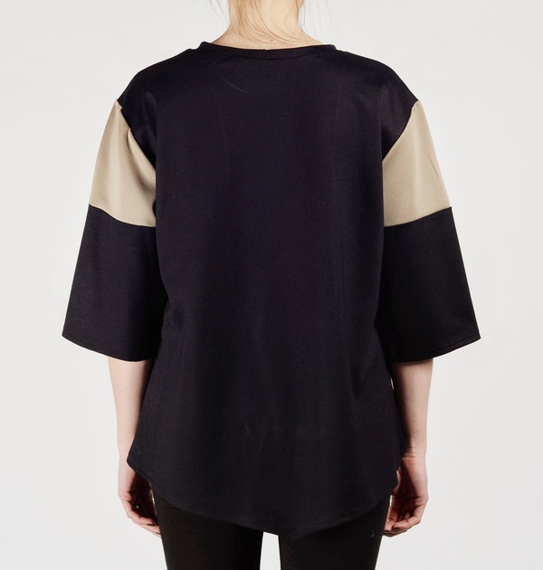 Brit Wacher colour block oversize tee Brit Wacher colour block oversize tee