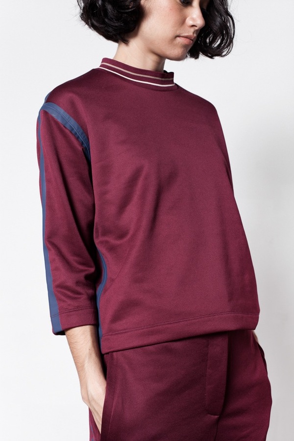 Wood Wood Hope Sweatshirt - Burgundy Wood Wood Hope Sweatshirt - Burgundy