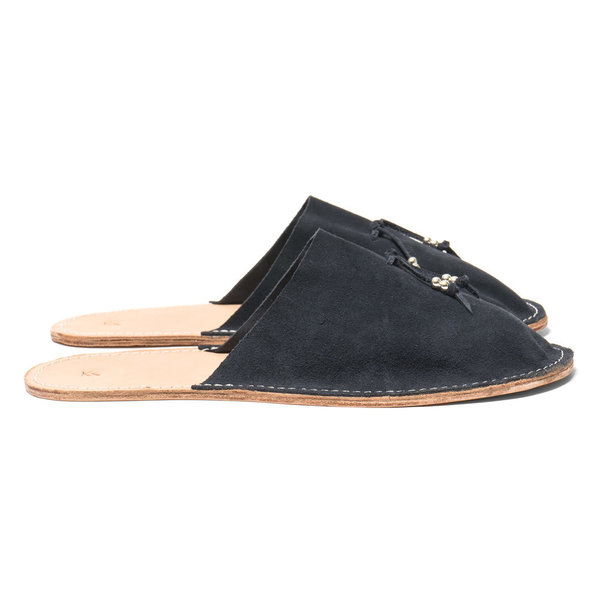 Maple Home Slippers (Suede) - Navy Maple Home Slippers (Suede) - Navy