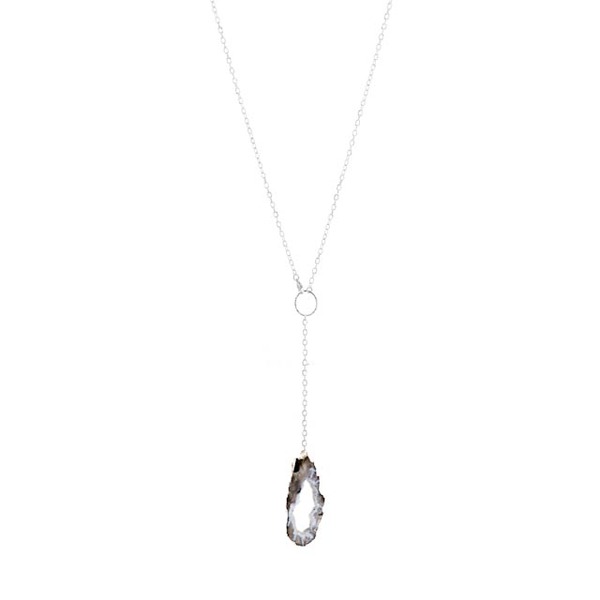 Dawn Geode Stone Necklace Dawn Geode Stone Necklace