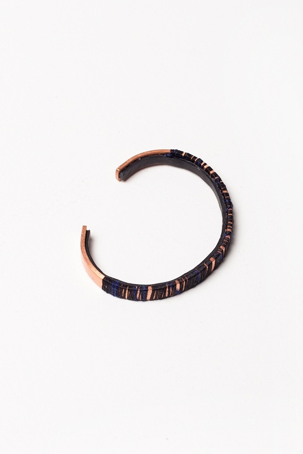 WWAKE x Assembly New York Small Wrapped Cuff-navy WWAKE x Assembly New York Small Wrapped Cuff-navy