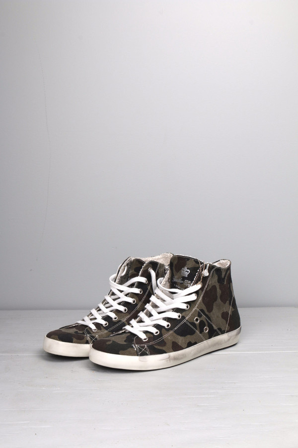 Leather Crown Camo High Top Leather Crown Camo High Top