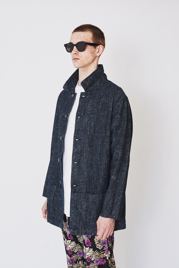 Unisex ZED Silk / Cotton Long Catchall Jacket Unisex ZED Silk / Cotton Long Catchall Jacket
