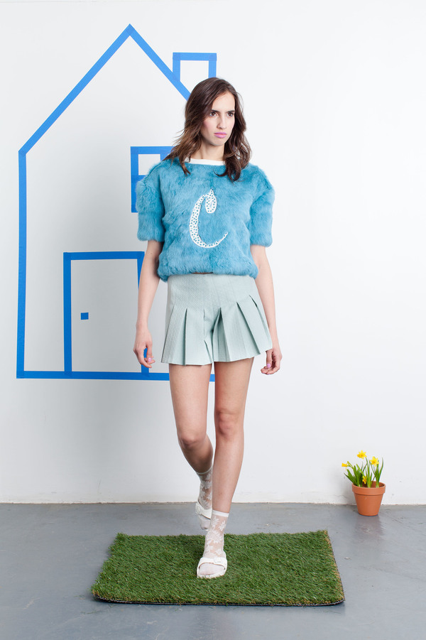William Okpo Full Pleated Shorts William Okpo Full Pleated Shorts