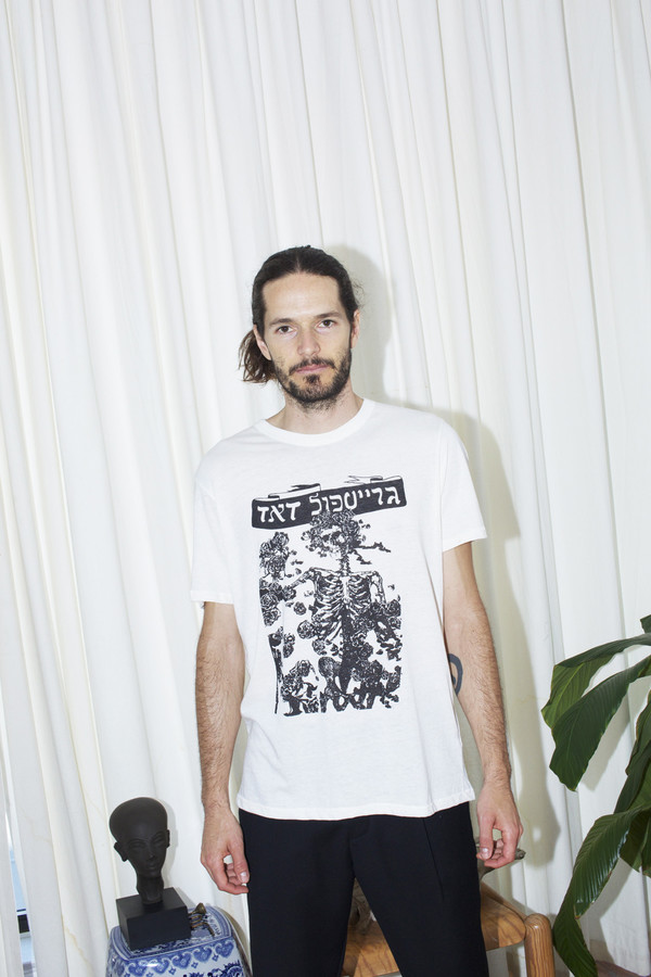 Unisex Assembly New York Cotton Dead T-Shirt - White Unisex Assembly New York Cotton Dead T-Shirt - White