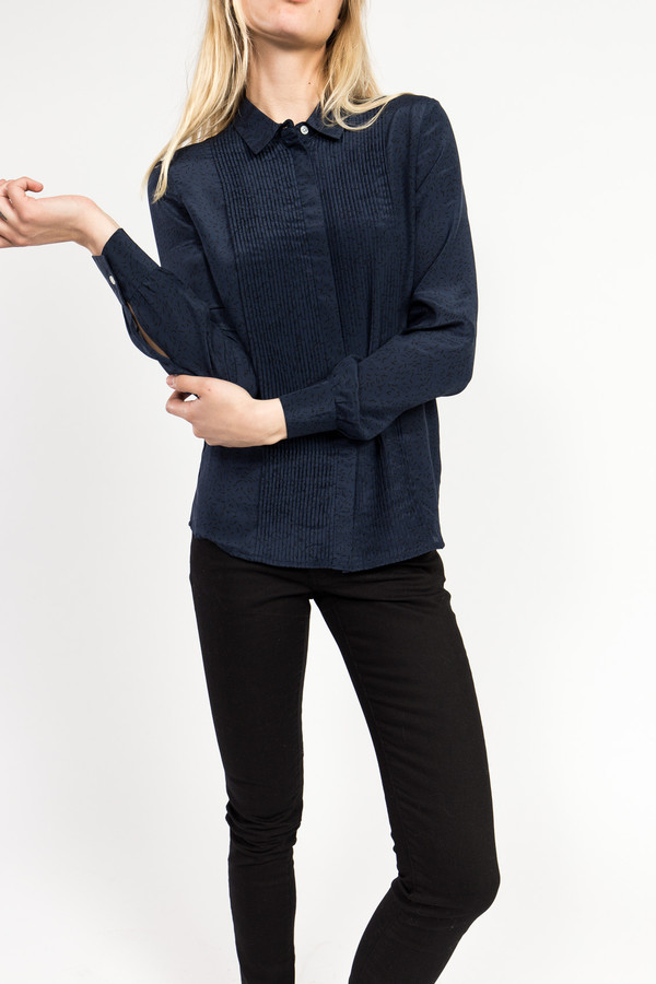 You Must Create Confetti Pleat Blouse You Must Create Confetti Pleat Blouse