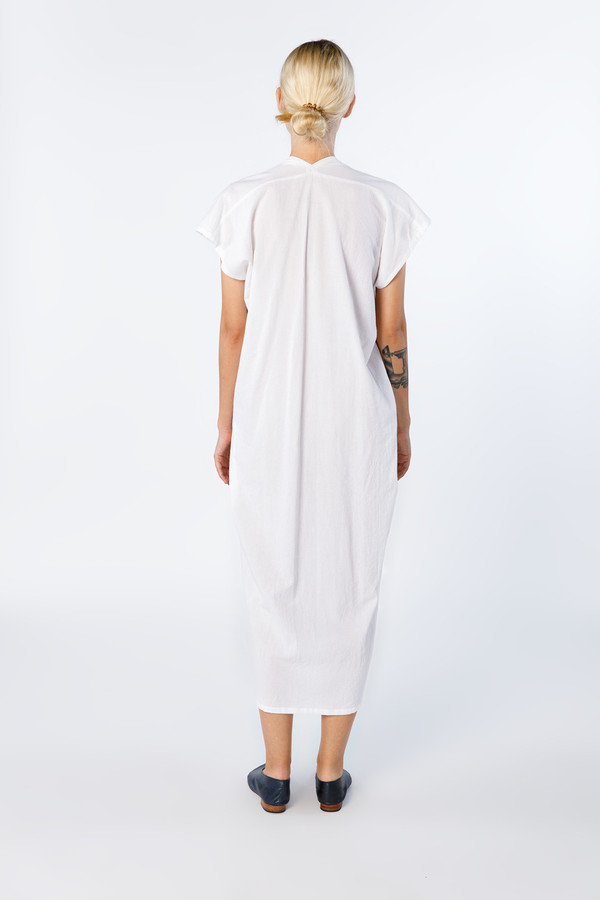Miranda Bennett Everyday Dress, Oversized, Cotton in White Miranda Bennett Everyday Dress, Oversized, Cotton in White